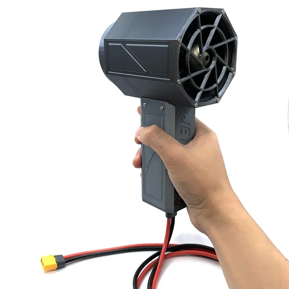 Hot SalesMotor Jet Fan High Power Dust Blower Handheld Ducted Turbofan Keyboard Cleaning Tool With XT60 Battery Interface