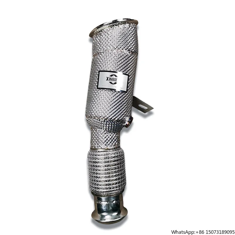 27.High Performance Stainless Steel High-Flow Front Pipe With Catalytic Converter for  1/2/3/5 Series N20