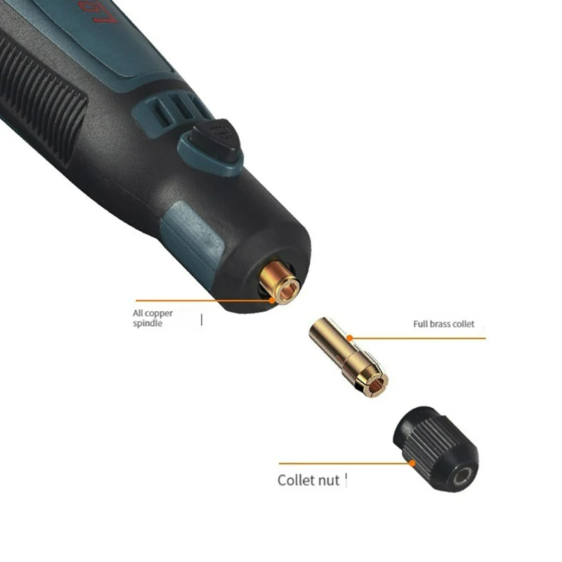 Imagem -05 - Xiaomi-longsa Electric Drill Grinder Gravador Pen Carregamento Usb Moagem Pen Miniatura Household Carving Tool Combinação