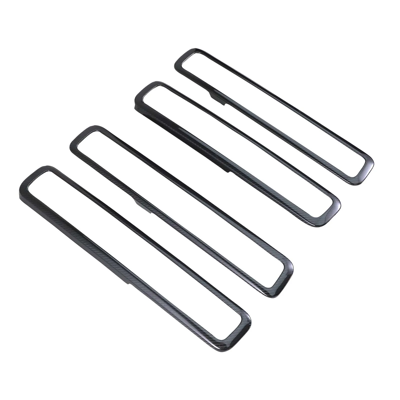 Artudatech Dry Carbon Fiber Inner Door Frame Cover Trim Fit for Benz W464 W463A G500 2019 2020 2021 2022 2023 Car Accessories