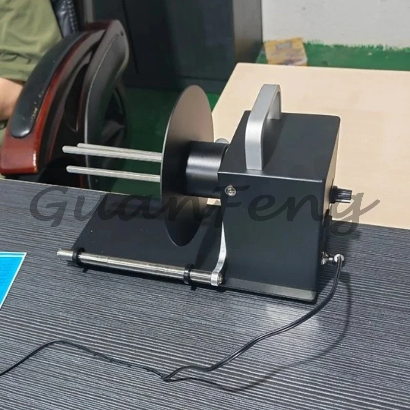 Label rewinder, fully automatic barcode self-adhesive thermal paper rewinder, 110mm wide