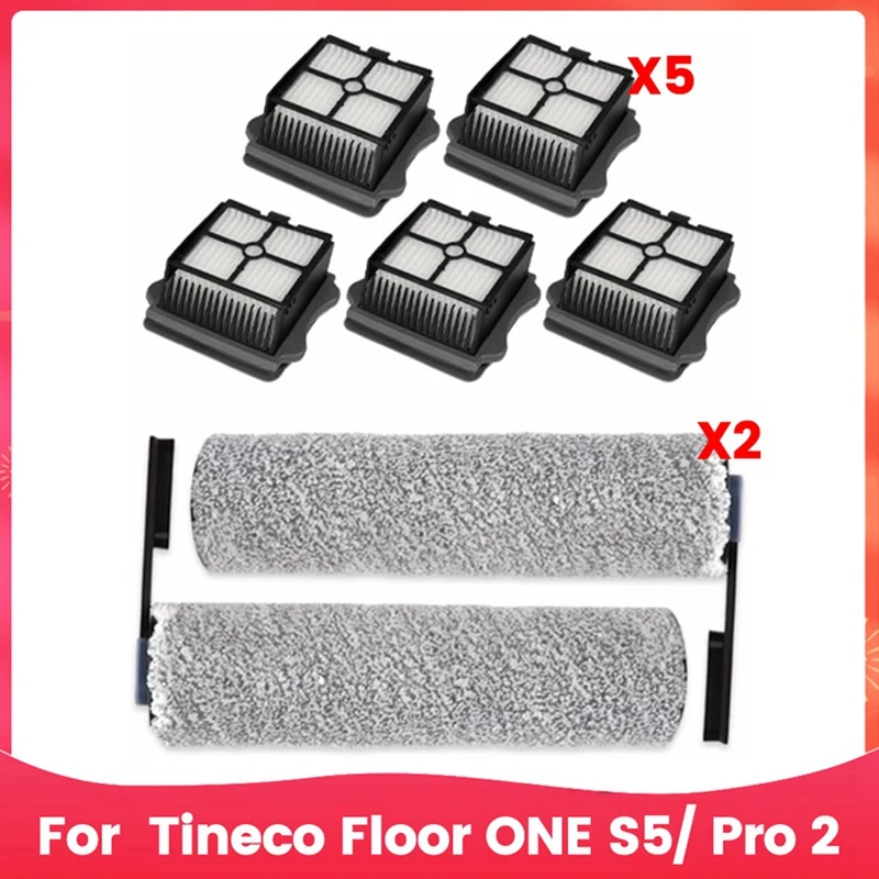

Сменные детали пылесоса, роликовая щетка с фильтром для Tineco Floor ONE S5/Pro 2, аксессуары для беспроводного пылесоса