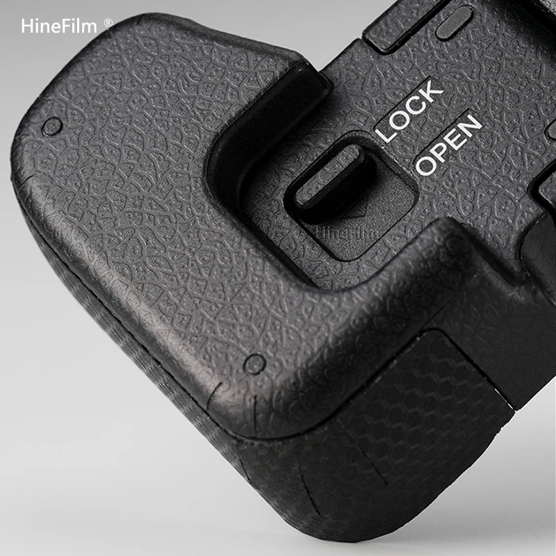 Hinefilm الجلد لسوني GP-X2 تمديد قبضة الجلد GP X2 التفاف غطاء لسوني A7C2 A7CR قبضة اليد GPX2 قبضة حامي التفاف ملصق