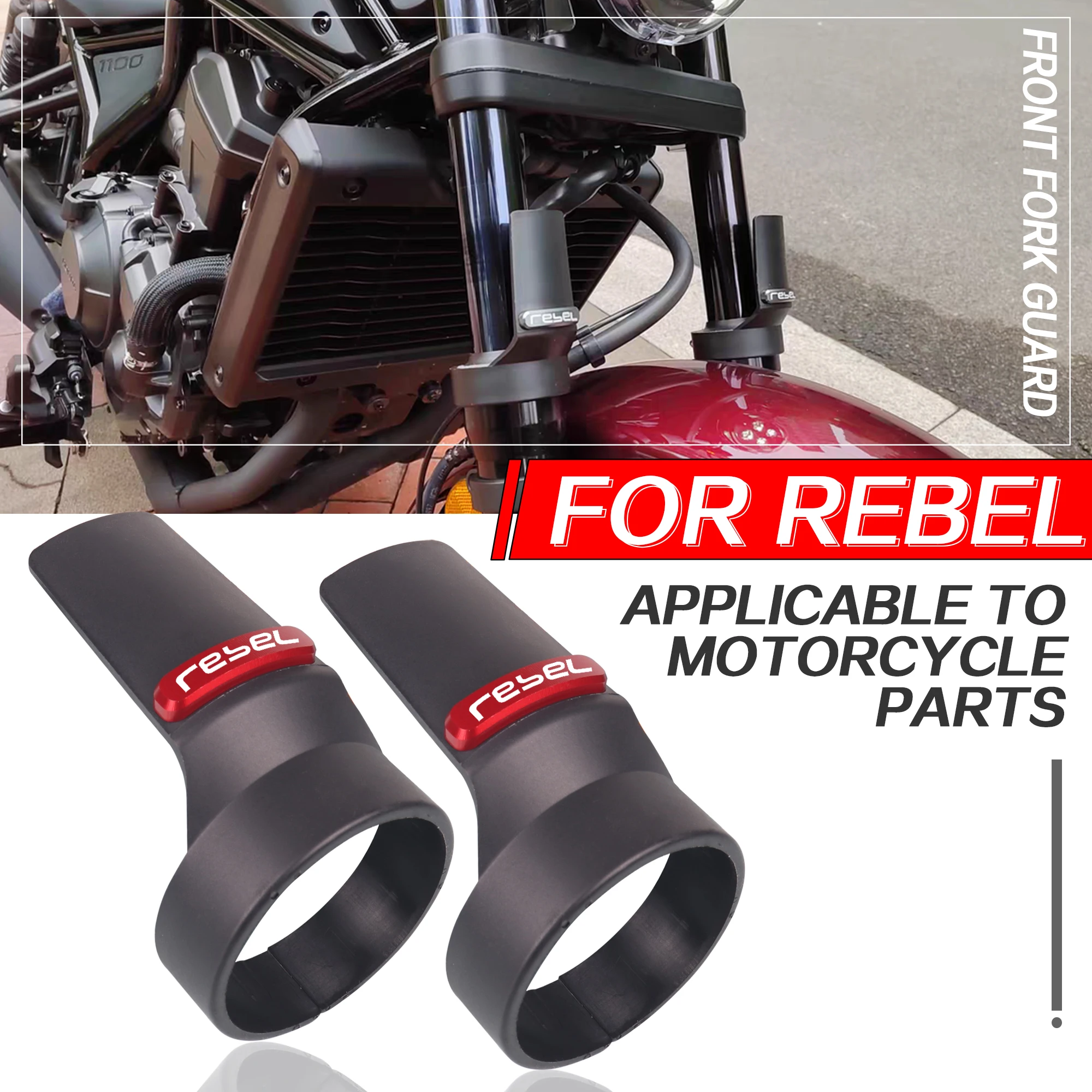 For Honda Rebel CMX 1100 500 Rebel1100 Motorcycle Front Fork Guard Shock Absorbing Protective Cover Fender CMX500 CMX1100