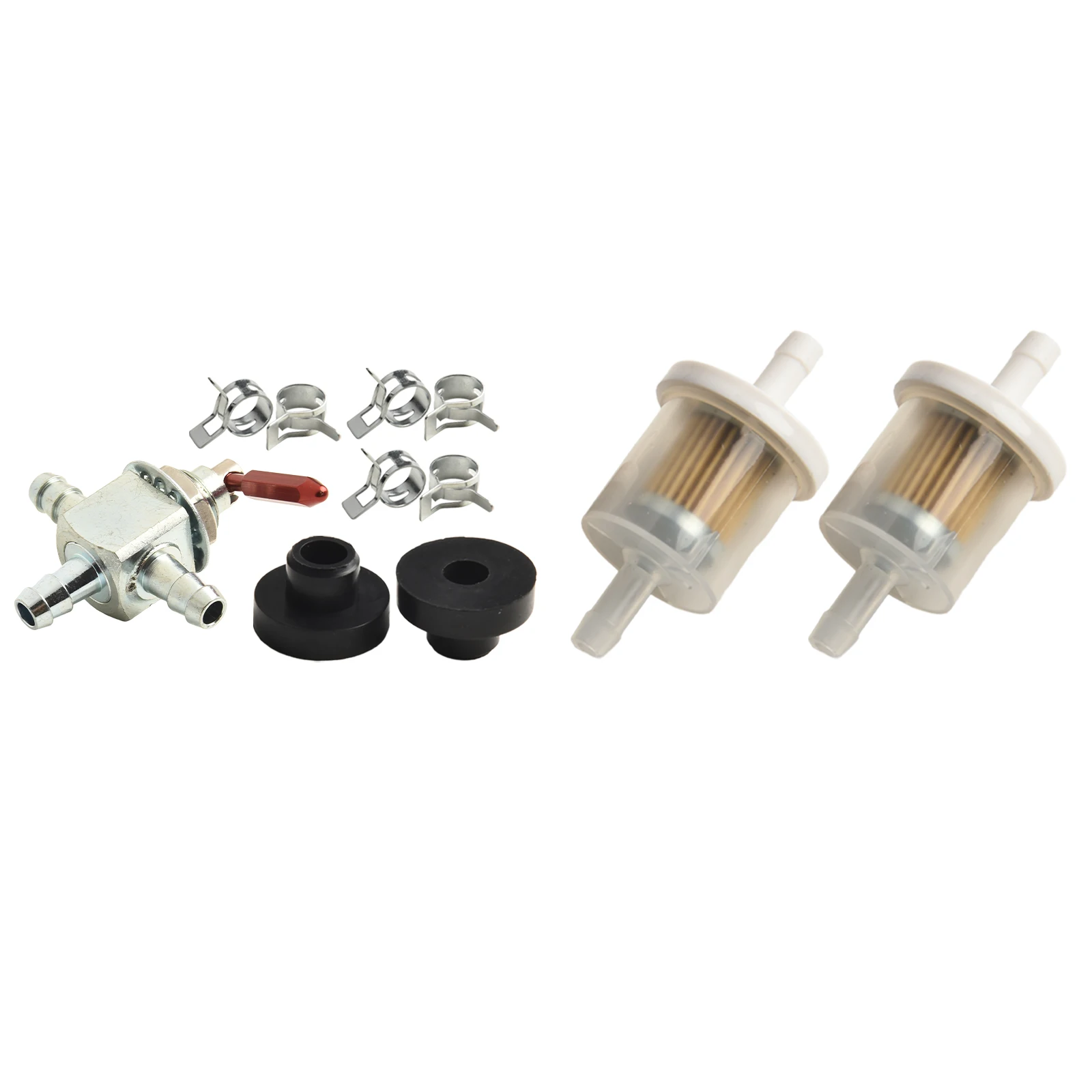 

1/4inch Cut-Off Fuel Gas Valve Kit For EXMARK 1-633347 For Hustler 745059 Garden Power Tool Replacement Accessories