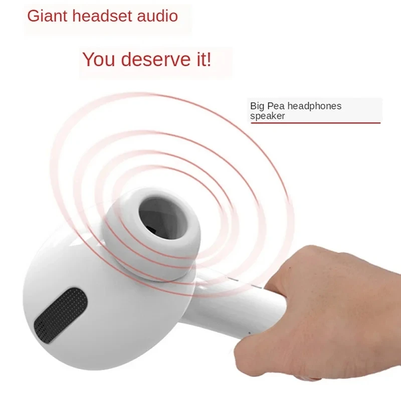 Portable 5W Giant Headset Speaker Wireless Bluetooth AirPods Mode Speaker Stereo Music Loudspeaker FM Radio Playback soundbar