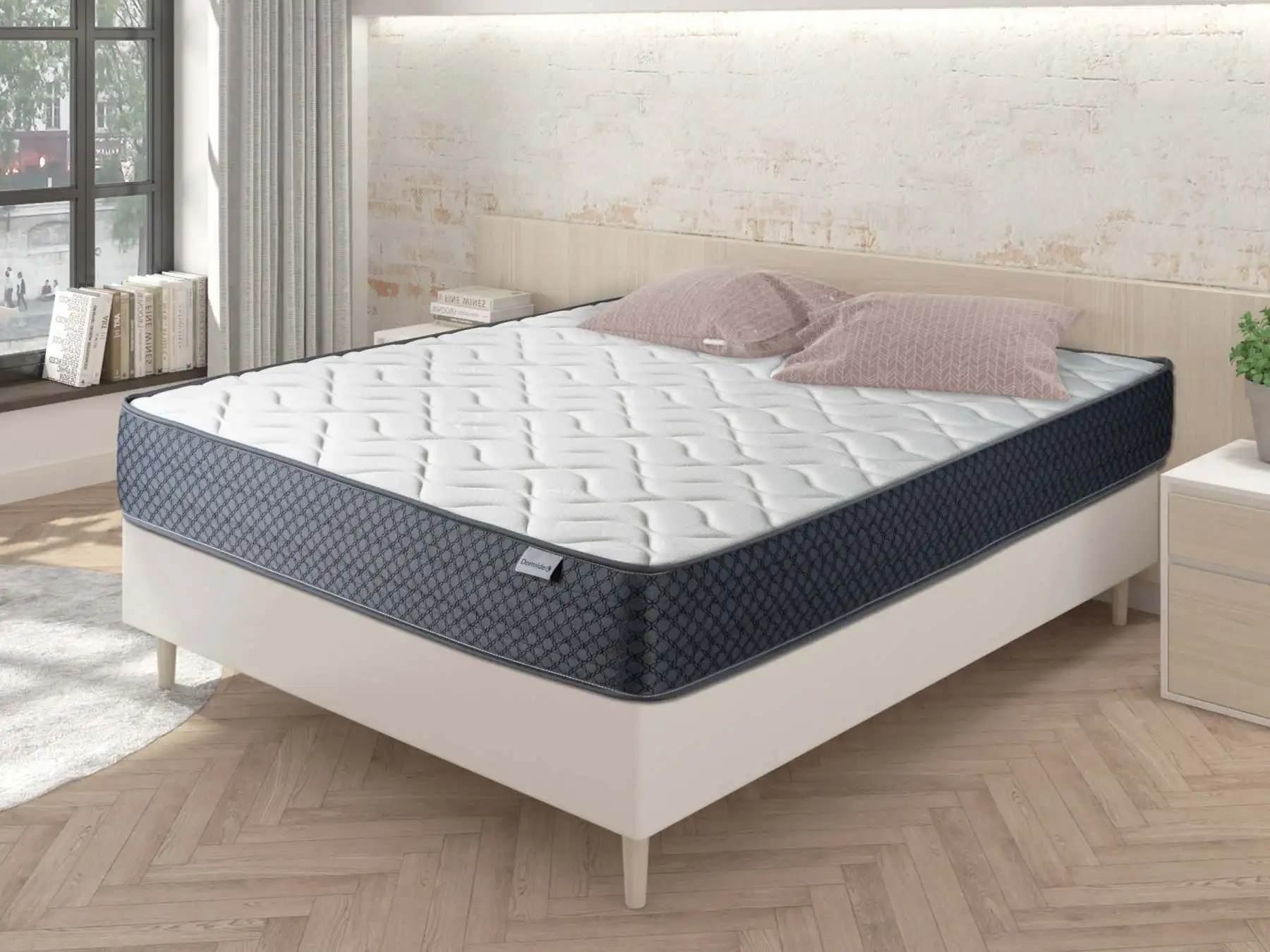 Dormido mattress viscoelastic Thunder 2 Heights (21cm and 24cm) hygienic and breathable. All sizes 80x180 up to 200x200