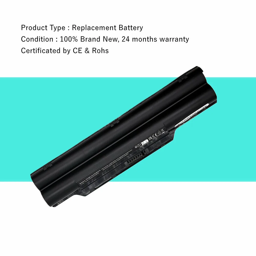 Laptop Battery For Fujitsu LifeBook E751 AH572 E752 E782 E8310 LH772 P772 S2210 SH560 FPCBP145 FPCBP218 FPCBP220 FPCBP281