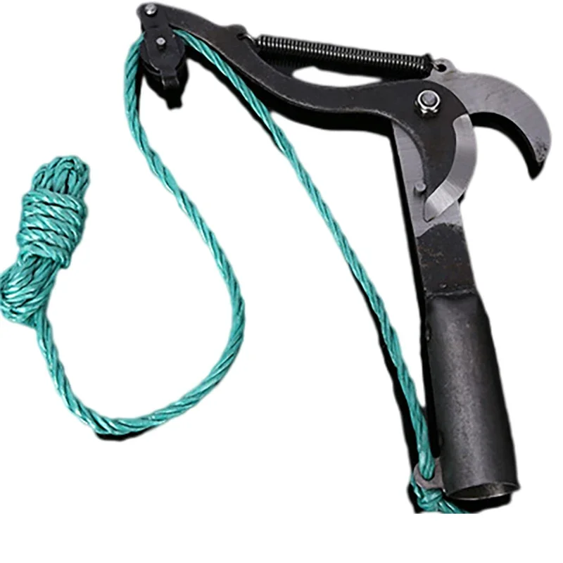 1PC High Height Scissors Fruit Picker with Rope Extension Pruning Shears Retractable Garden Fruit Tree Pruning Labor-saving Tool