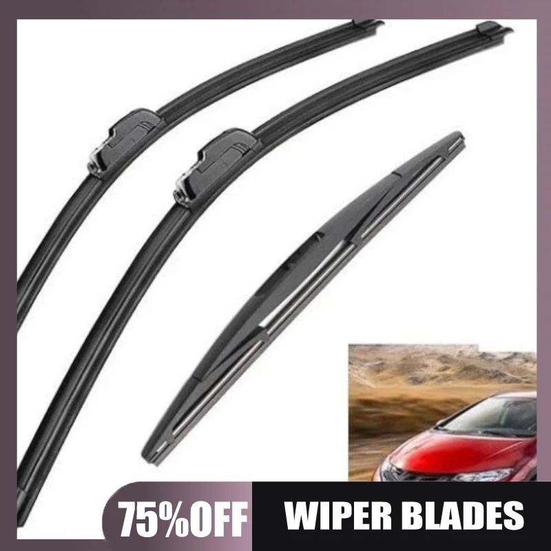 

Suitable for Nissan X-Trail T31 2007-2013 front and rear wipers 24 inches + 16 + 14 wiper blades