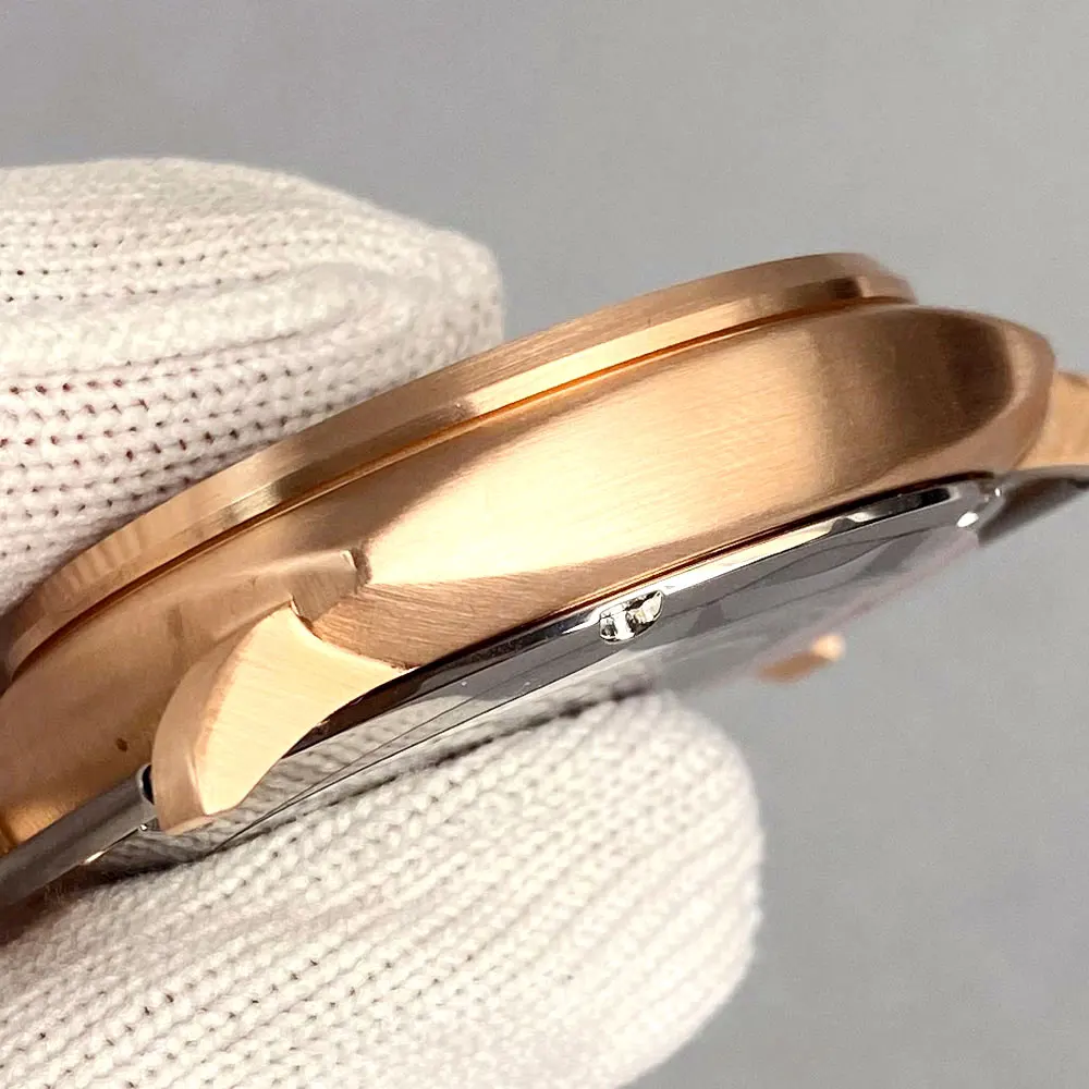 Tandorio New MOD 42mm CUSN8 Bronze Case Sapphire Crystal 200 Waterproof  Watch Case For NH35 NH36 ETA2824 PT5000 Automatic Move