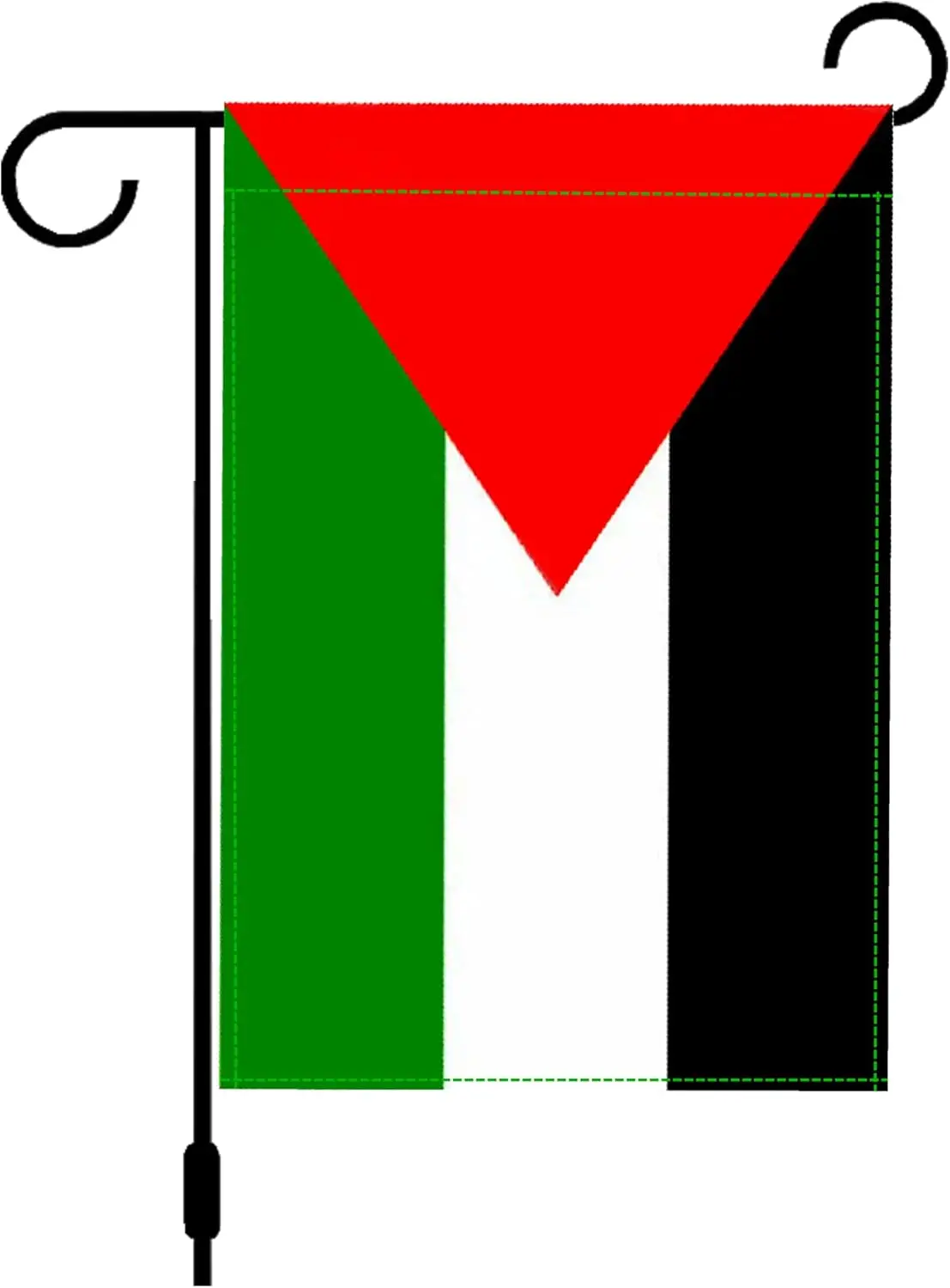 Palestine Flag Palestinians Garden Flags 12 x 18 Inches Double-Sided Small Palestine Palestinian Yard Flag for Indoor and Ou jaa