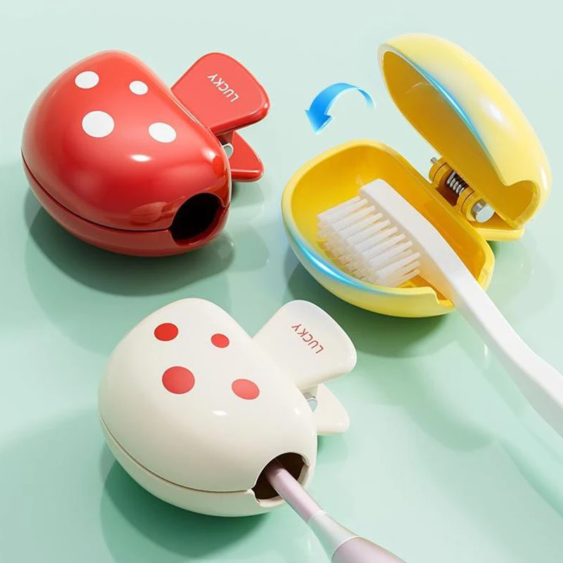 

Портативная зубная щетка, зажимы для головы, пластиковые пылезащитные защитные колпачки для головы, защитные колпачки для путешествий, пешего туризма, кемпинга, аксессуары для ванной комнаты