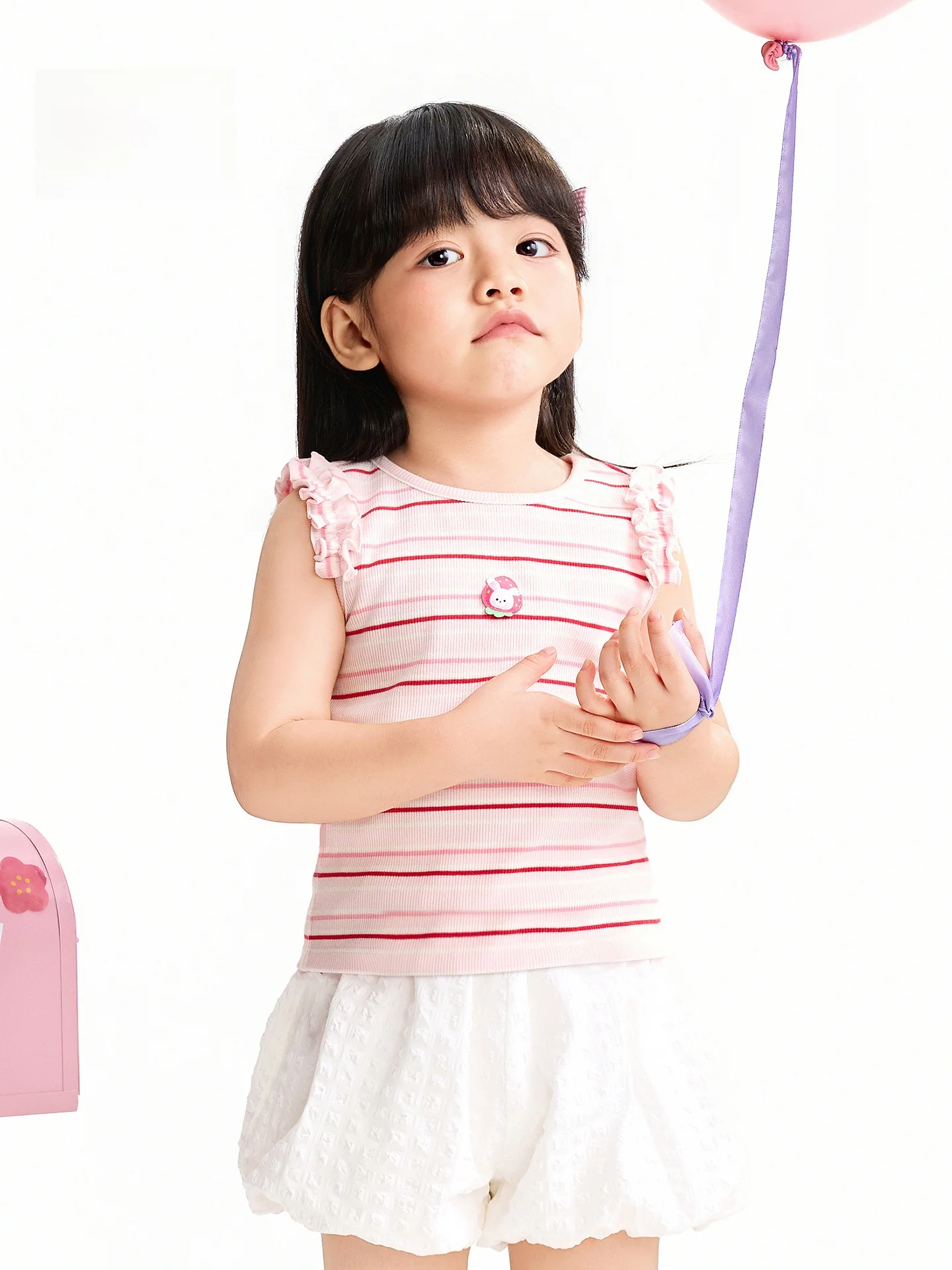 annil-children's-sleeveless-vest-for-girls-summer-new-arrival-cotton-polyester-blend-comfortable-breathable-round-neck-design