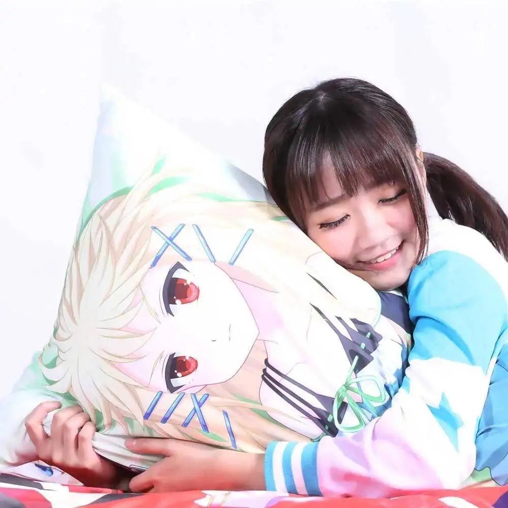 Touhou مشروع كازامي يوكا Dakimakura Waifu المخدة 2-الجانب طباعة أنيمي ديكور كيس وسادة هينغ غطاء وسادة للجسم الهدايا