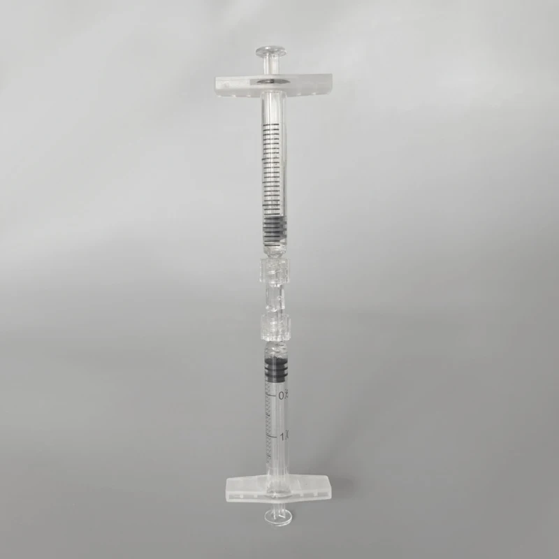 Double Thread Syringe Coupler Connector  Female Luer Lock Sterile Individual Packaging For Lock Syringe Connection