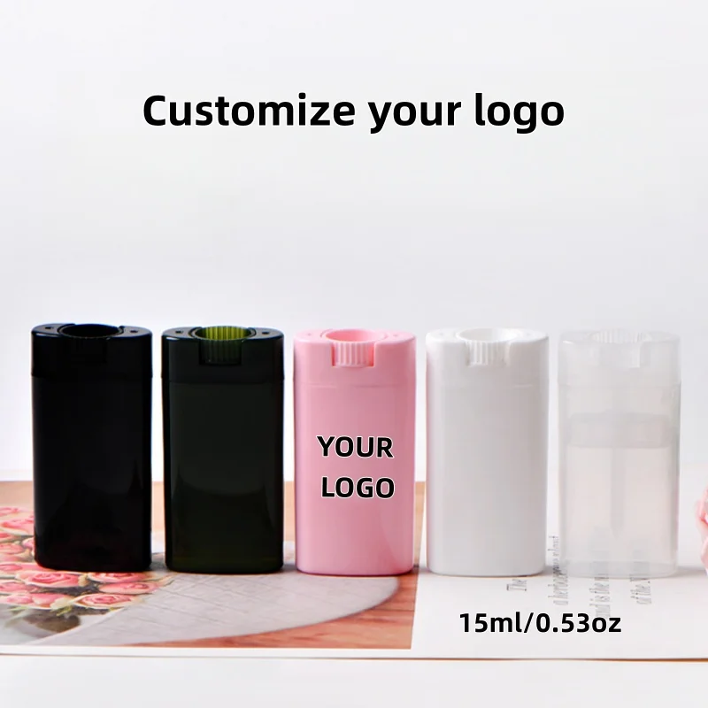【Logo Custom】50Pcs Customized 15g Fragrant Cream Rotating Cosmetics Can Fill Empty Can Beauty Packaging Wholesale Materials