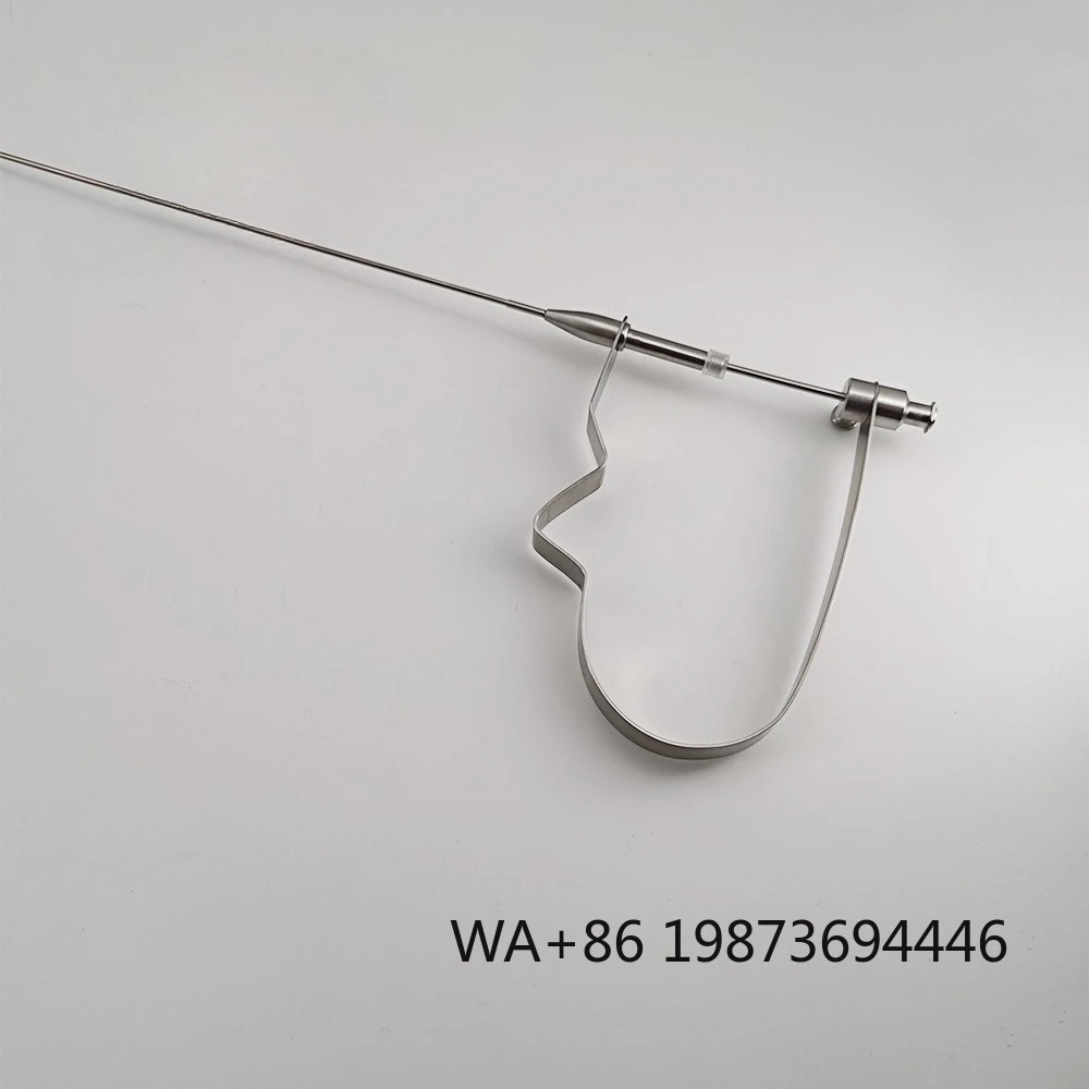 Reusable 580mm Semi-Rigid Ureteral Grasping Forceps  handle,  for urology and anorectal  retrieval