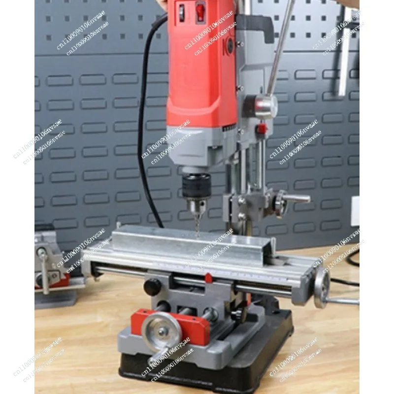

Small 220v Home Small Electric Drill Milling Machine 2856T 710W Mini Rotary Table Drilling Machine Multi-function Bench Drill