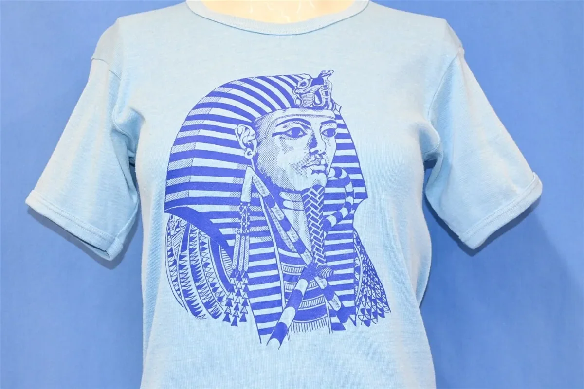 70s King Tut Egyptian Pharaoh Tutankhamun Egypt T Shirt Women s Small