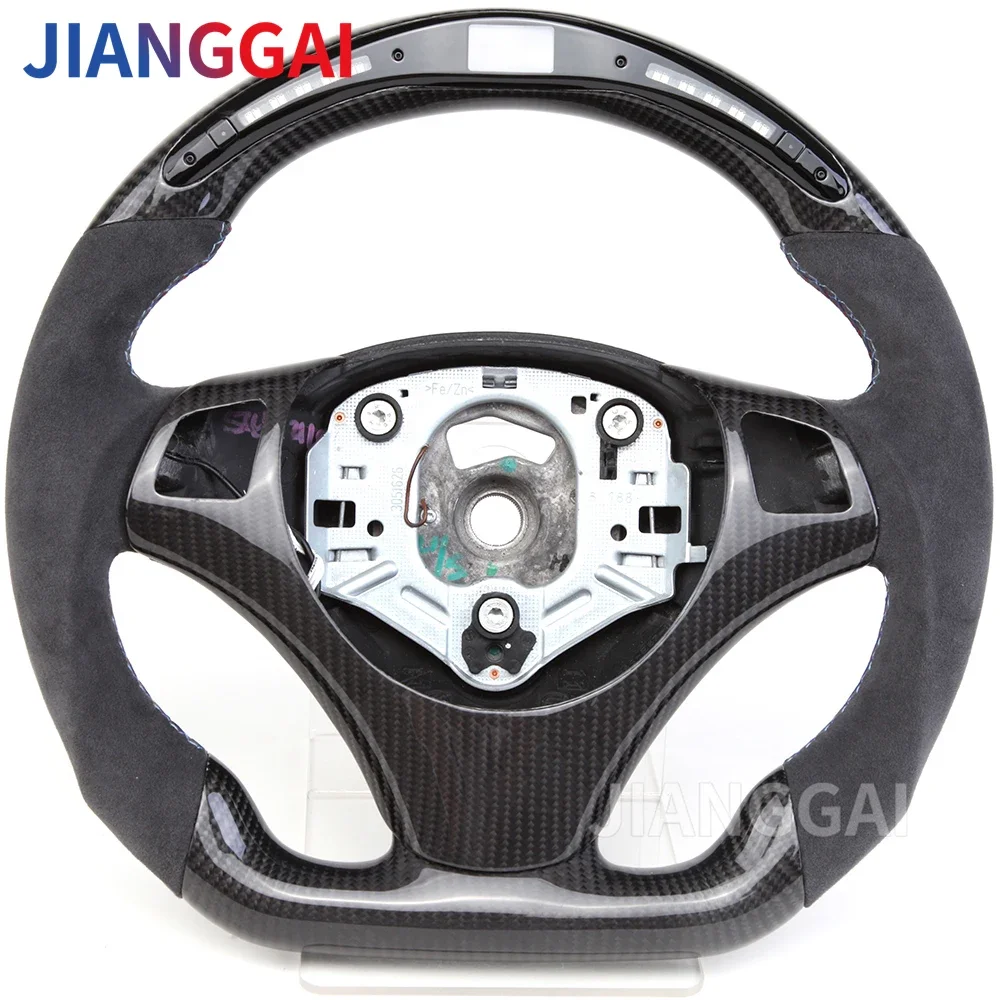 Real Carbon Fiber Car Steering Wheel For BMW E90 E92 E93 E82 E84 E87 E8X Steering Wheel Special Customsized Forged Carbon Fiber