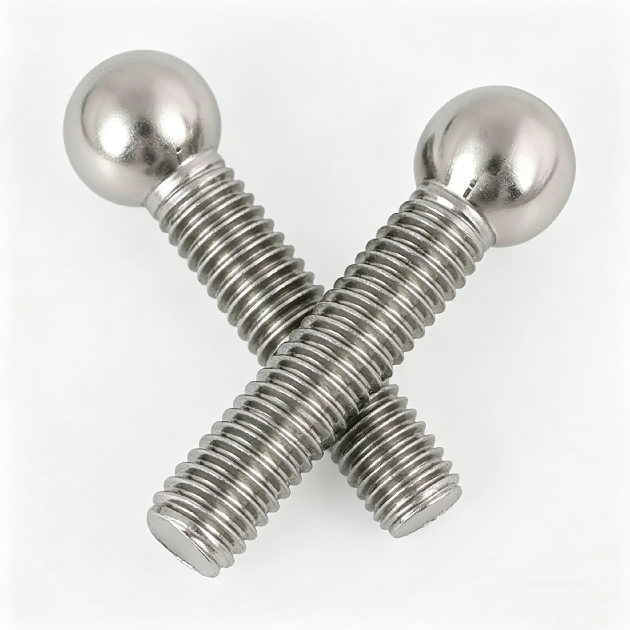 Universal Rotating Bracket Bolt 304 Stainless Steel Ball Head Screw Ball End Swivel Adjustable Connection Fastener