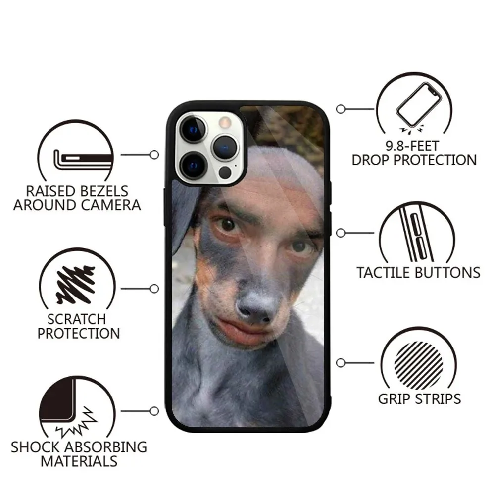 Ugly Man Funny Phone Case Strong Magnetic For IPhone 16,15,14,13,Pro,Max,Plus,11,12,Mini For Magsafe Wireless Charging