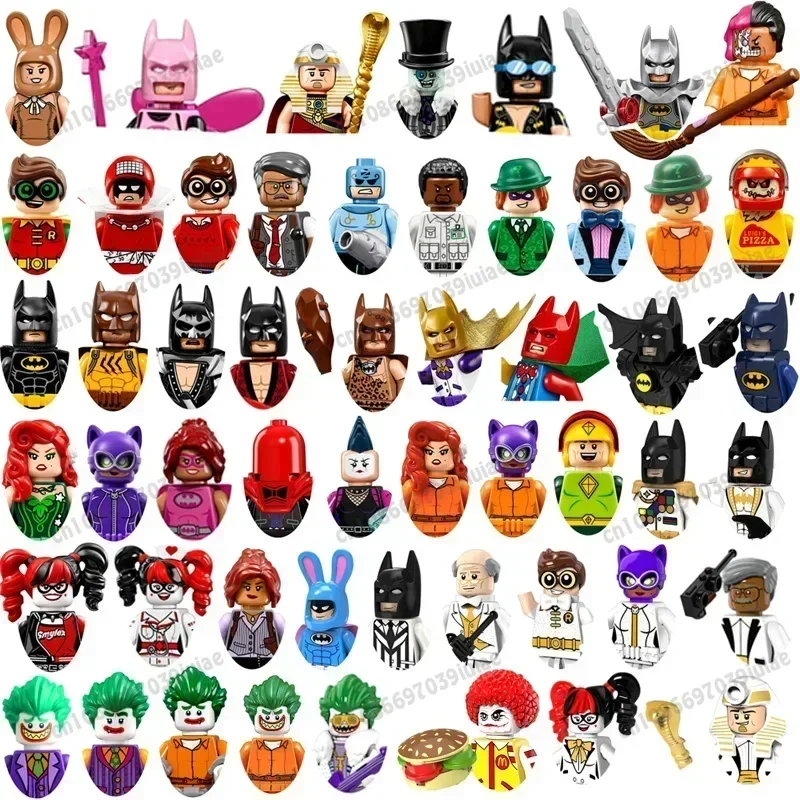 BEAST KINGDOM Clown Ivy Batman Harley Quinn Catwoman Robin Bricks Cartoon Character building block Birthday Present PG129