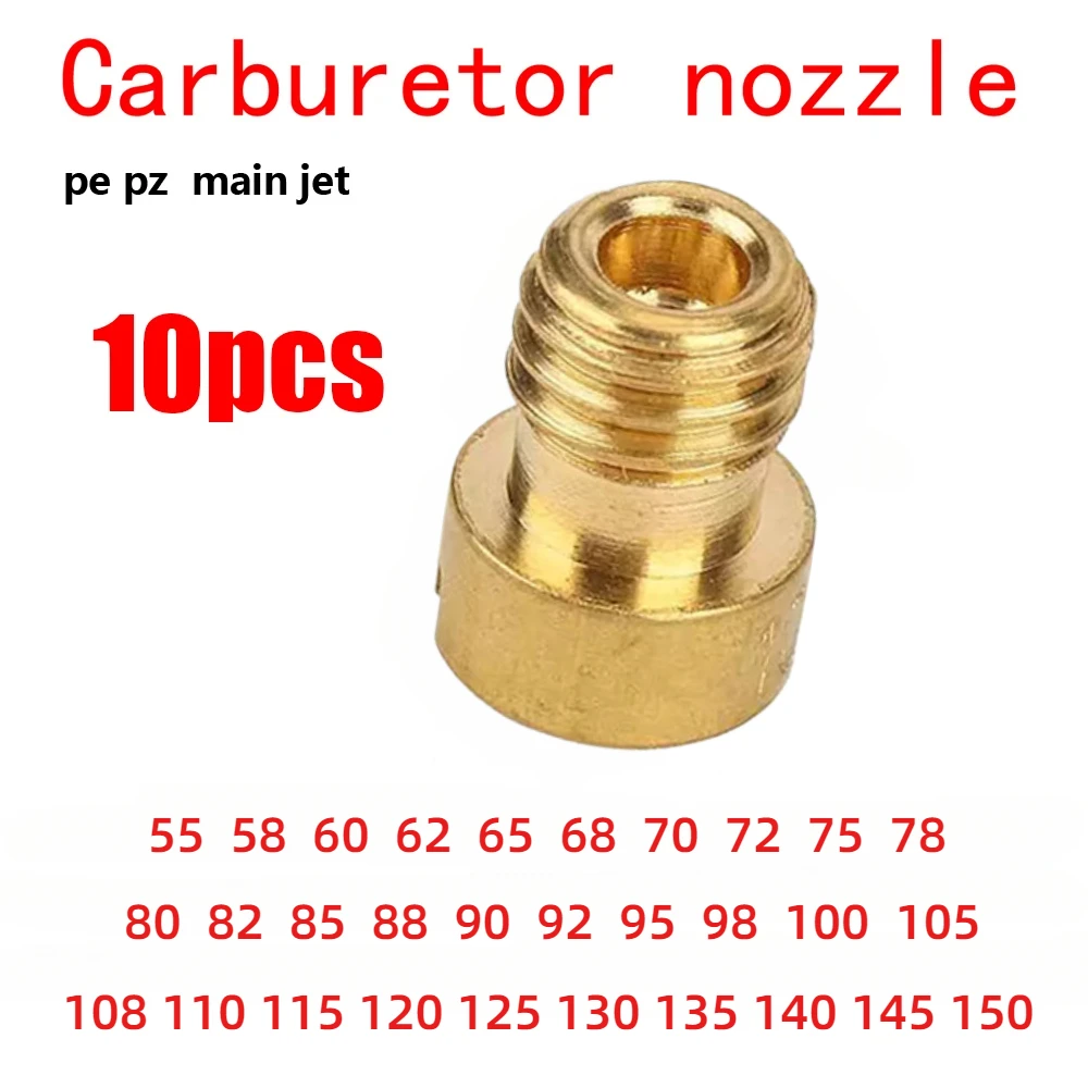 

10pcs M5 Main Jet 5mm for PWK Keihin KOSO OKO Carburetor 125cc 150cc CVK PZ27 PZ30 152QMI 157QMJ Injector Scooter Moto Parts