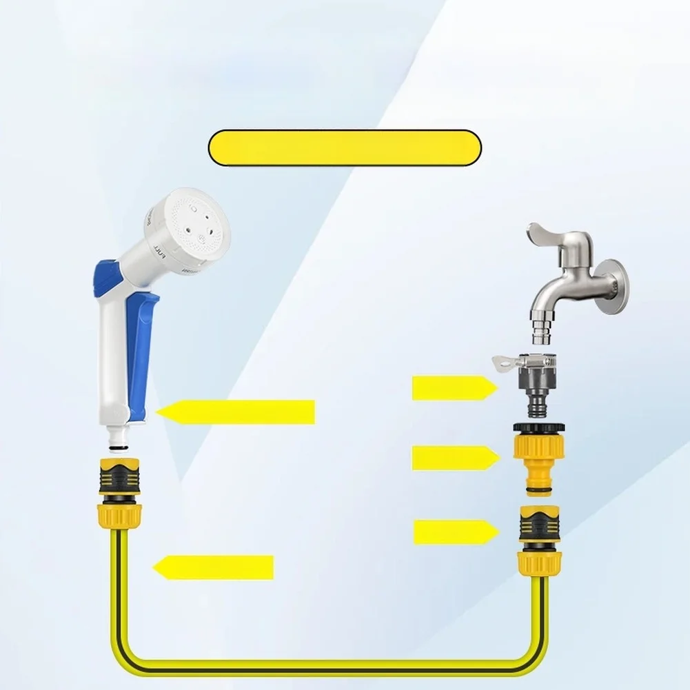 Car Wash Tool Garden Water Spray For Prolonged Gardening Use Compact Structure Six Spray Modes For Garden Hose