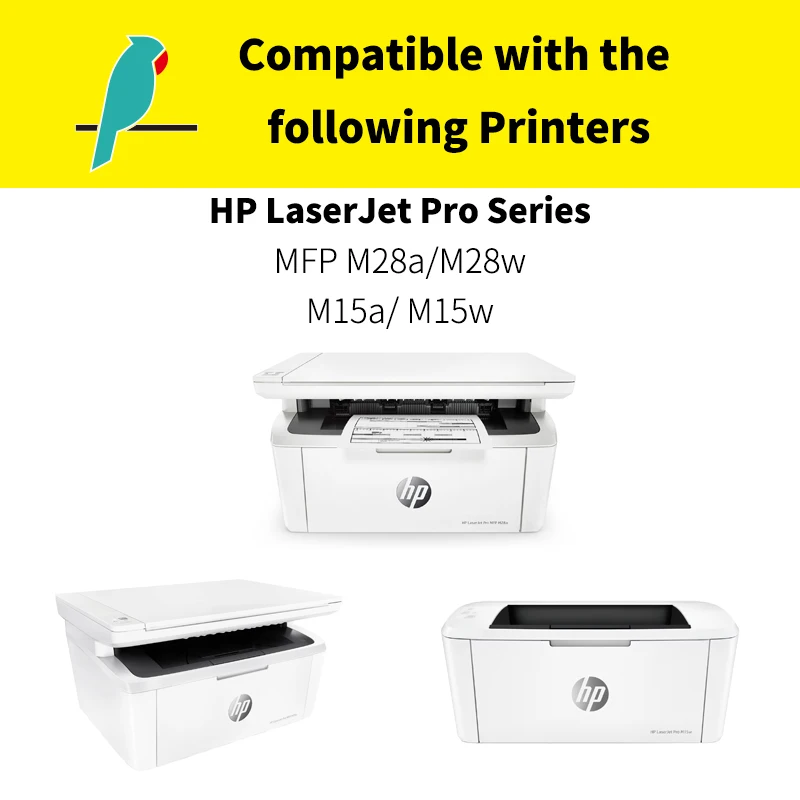 44A CF244A Toner Cartridge Black Compatible with HP LaserJet Pro M15w MFP M28w M28a M15a