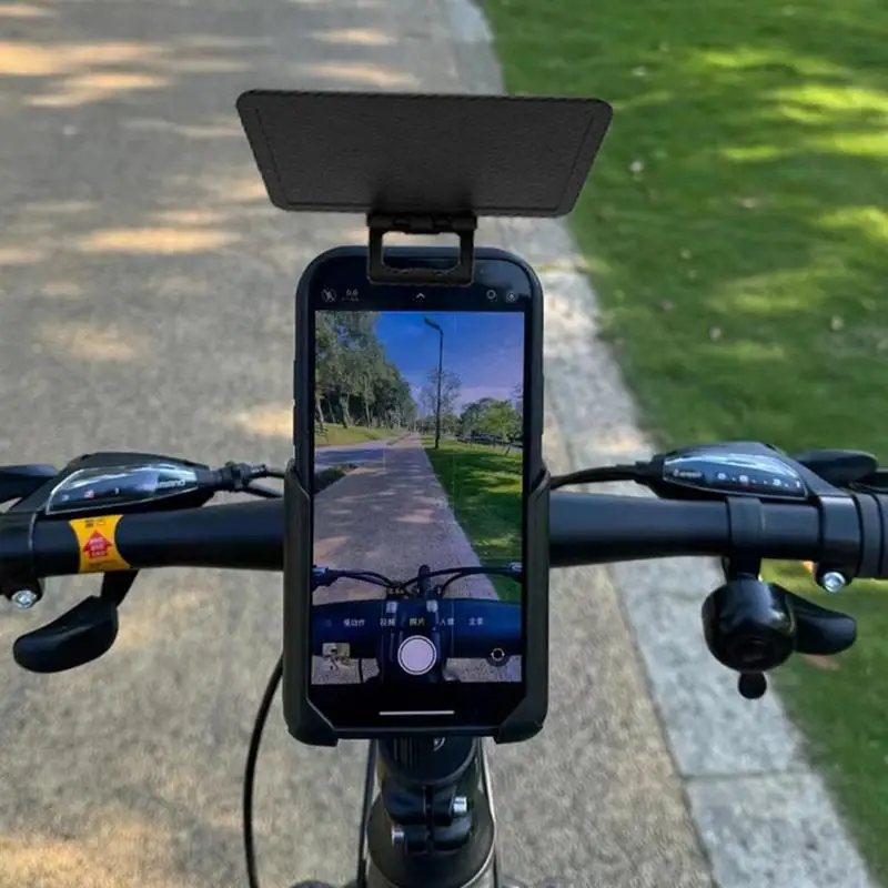 Mobile Phone Sunshade Outdoor Phone Sun Shade Cellphone UV Protection Panel Foldaing Smartphone Sunshade for Car Bike