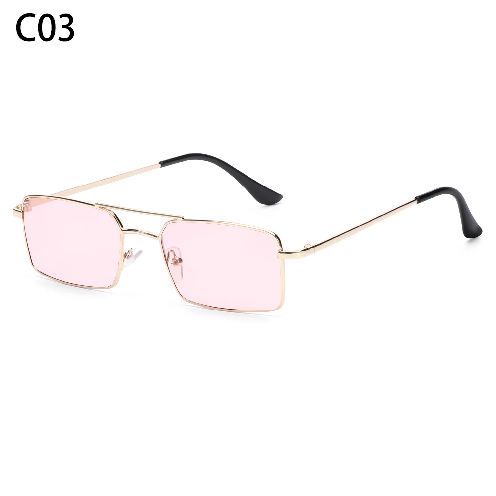 Vintage Metal Frame for Women and Men Small Frame Steampunk Sunglasses Sun Glasses Retro Rectangle Sunglasses