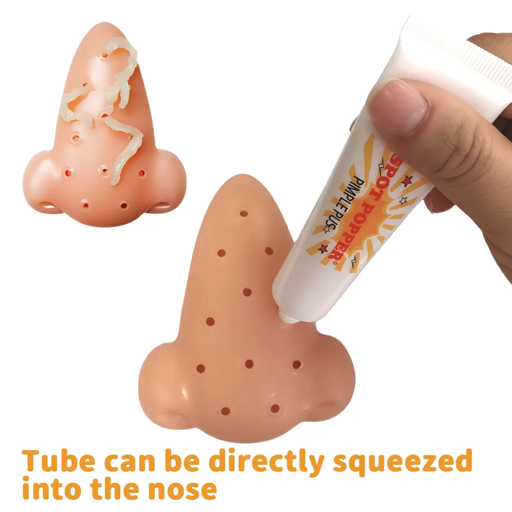 ストレス解消ニキビ潰しおもちゃ – 鼻のニキビを絞るフィジェットゲーム |   面白い感覚解消玩具 感情の発散ツール