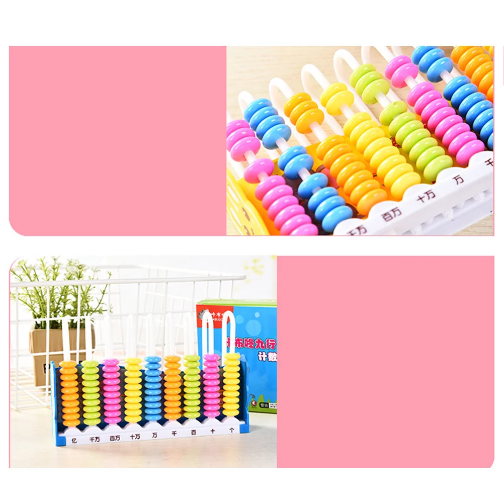Compteur de perles pour enfants, calcul des nombres mathématiques, cadre de comptage éducatif, apprentissage des couleurs aléatoires, compétences de calcul