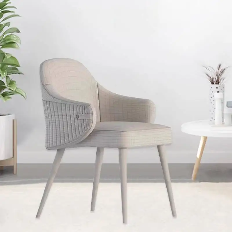 Sillas de comedor blancas modernas, sillas de comedor nórdicas de piel sintética para cocina, sillas de comedor resistentes, Sillas de Comedor de lujo para restaurante, muebles para el hogar