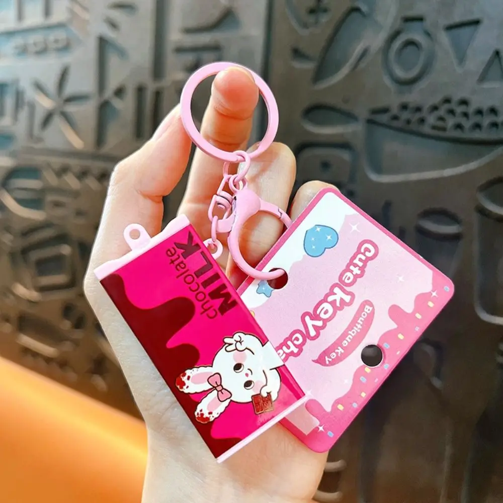 Portable Fidget Keychain Cartoon Patterns Bendable Chocolate Keychain Breaking Design Reusable Bendable Keychain Portable Use
