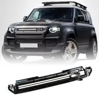 LED Grille Trim Strips For 2020 2021 2022 Land Rover Defender S SE Spor V8 90 110 130 Glossy black front grille Light Kit