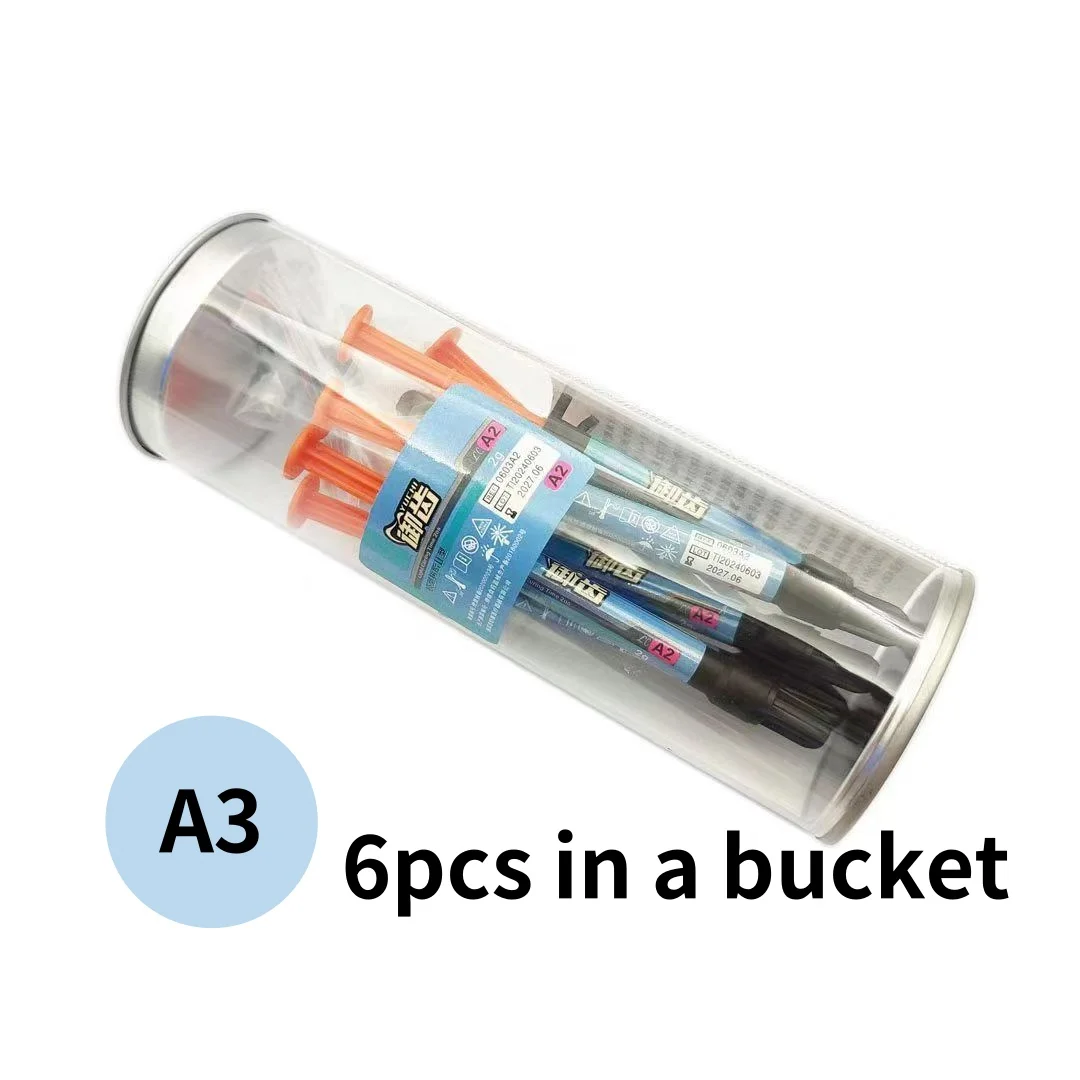 2gx6 Syringes Dental Flowable Filling Restorative Material Nexobio T Com Flow A2 A3 Nano Hybrid Teeh Repair Korean Dentistry