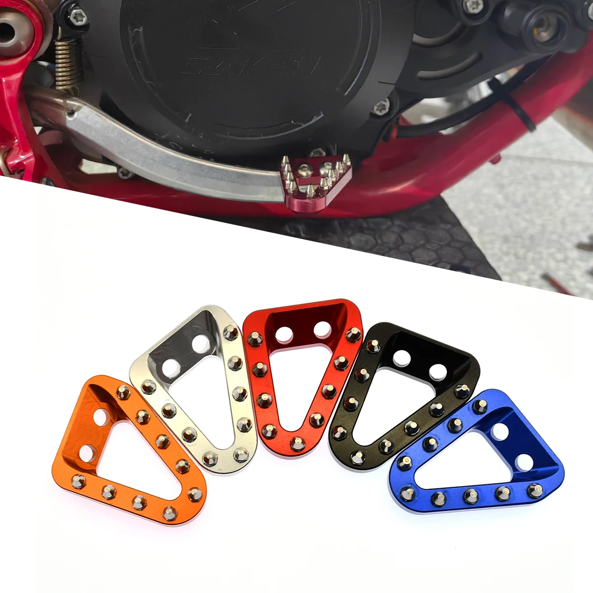 Rear Brake Pedal Step Tip Plate For KTM SX SXF EXC EXCF XCW XCFW XC XCF  For Husqvarna 125 150 250 350 450 2016-2023 2020