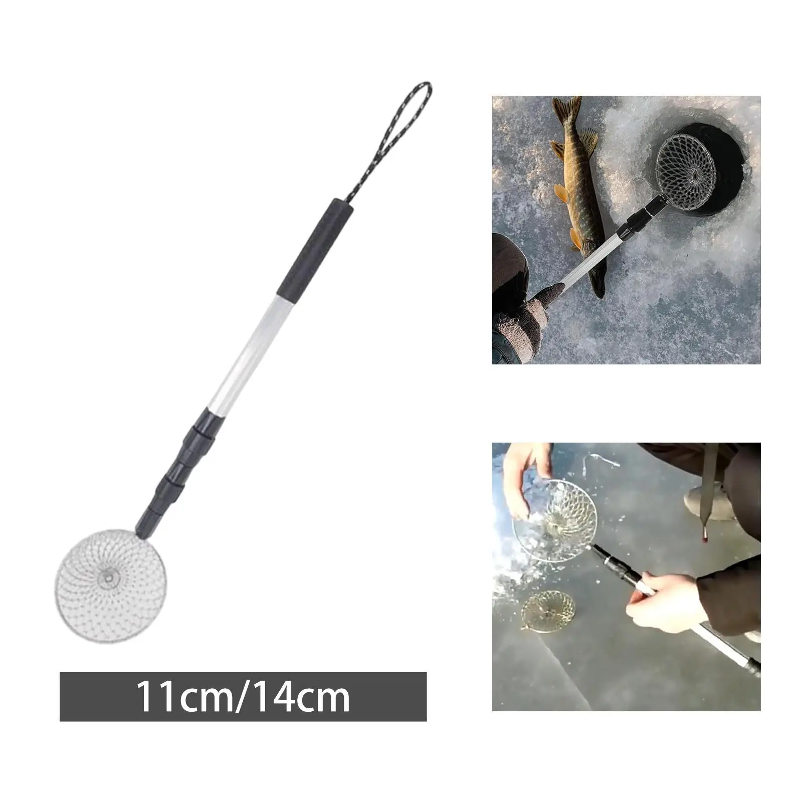 أداة صيد الأسماك على الجليد، مغرفة قابلة للتعديل، أداة صيد الجليد الشتوية القابلة للتطوير #4