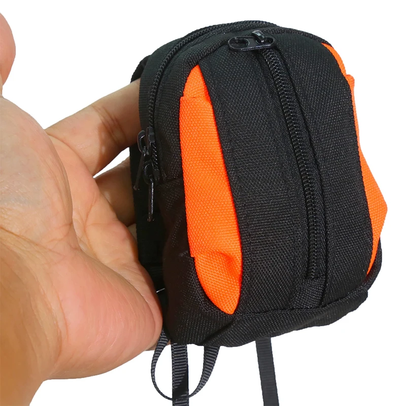 1 pçs simulação mochila saco de armazenamento saco de bagagem bolsa decoração para losi 1/4 promoto-mx motocicleta atualização peças acessórios