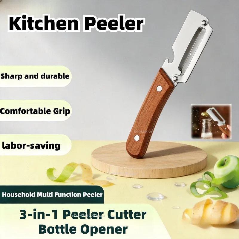 Knife for Cutting Cabbage Kitchen Fruit Processing Tool Peeler Stainless Steel Paring Knife Portable Gadget for Daily Cooking