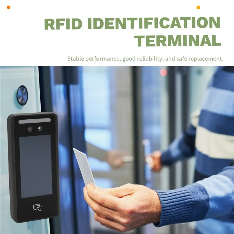 B27B RFID& Face Biometric Wall Mount AI Recognition Terminal 4.5-Inch Card Reader For Time Attendance Access Control System