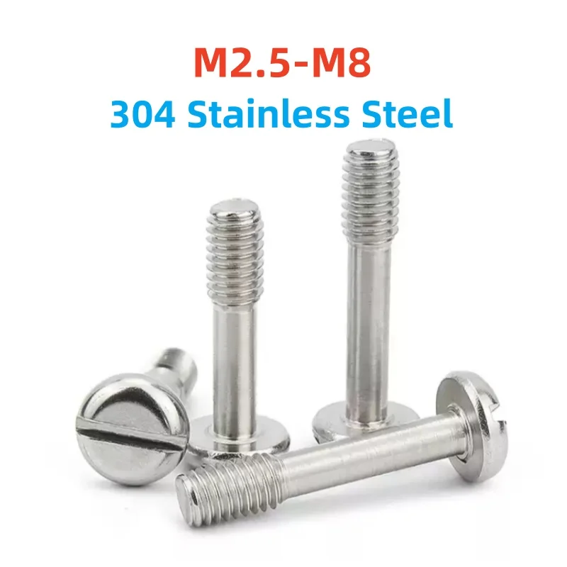 

M2.5 M3 M4 M5 M6 M8 GB837 304 Stainless Steel Pan Head Slotted Screw Hand Tightened Non Loosening Bolt