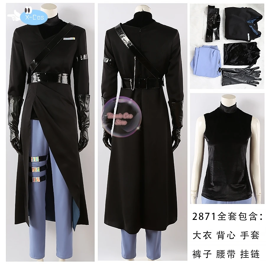 Anime Alien Stage Roleplay Ivan Cosplay Costume Halloween Christmas New Year Party Costume Wig Cloak Cape Shirt Pants Ivan Cos