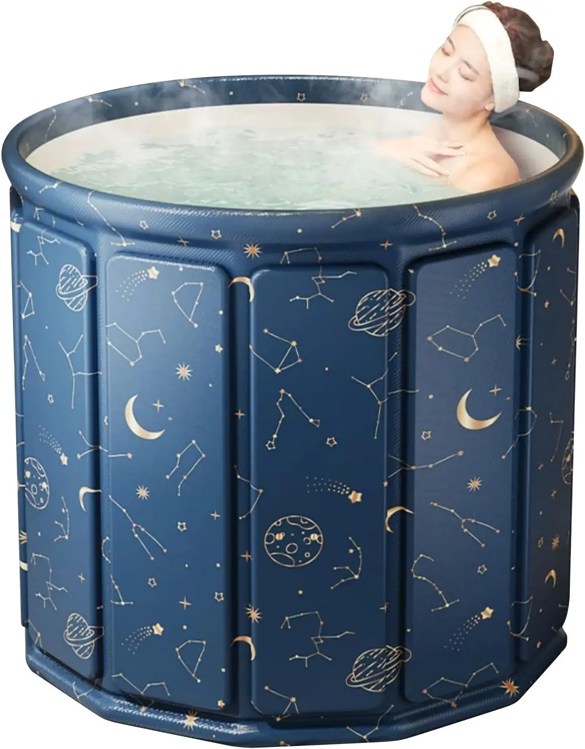 

Большая портативная складная ванна для горячих и холодных процедур, 77 галлонов, для дома, улицы и спортзалов