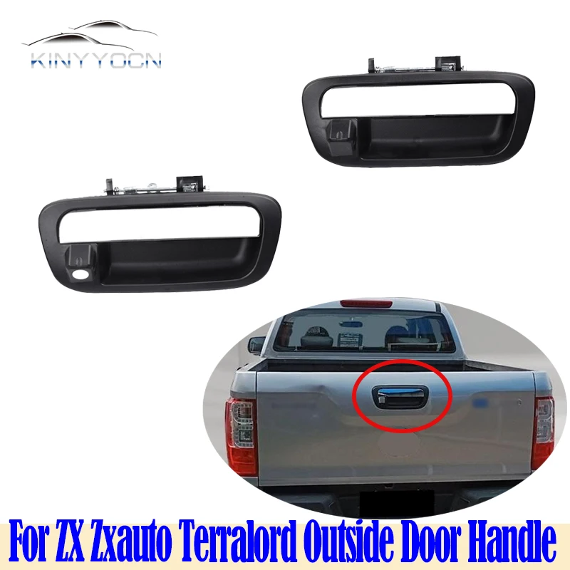 For ZX Zxauto Terralord   Outside Car Door Pull Handle Cover Opening Handle Lid Doorknob Chrome Cap Hood Shell