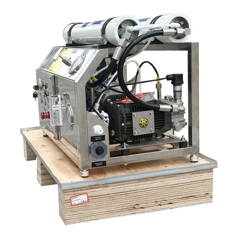 Unidad de desalinización de agua de mar Planta de desalinización de agua de mar para barco Watermaker Barco de desalinización de agua de mar 24 v