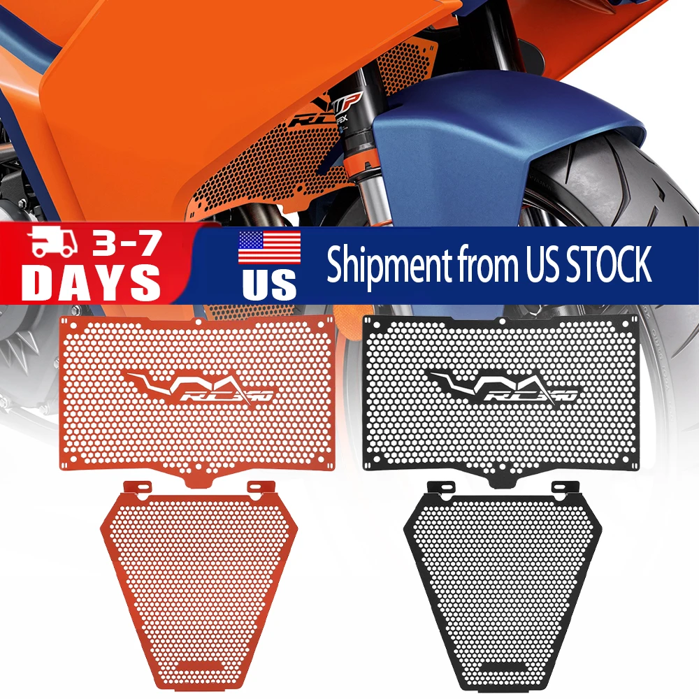 

ДЛЯ KTM RC390 2022 2023 2024 2025 RC 390 rc390 Аксессуары для мотоциклов Защита радиатора с ЧПУ Защита решетки радиатора Защитная крышка